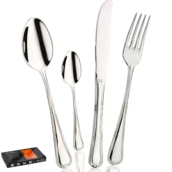 Pintinox Valencia Servizio Posate In Acciaio Inox - Set 24 Pz
