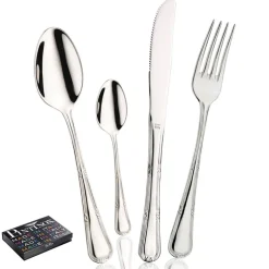 Pintinox Valencia Servizio Posate In Acciaio Inox - Set 24 Pz