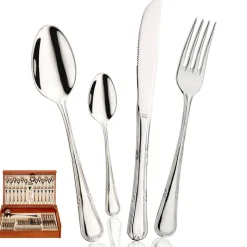 Pintinox Valencia Servizio Posate In Acciaio Inox - Set 75 Pz