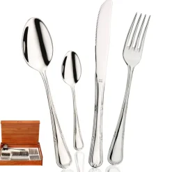 Pintinox Valencia Servizio Posate In Acciaio Inox - Set 49 Pz