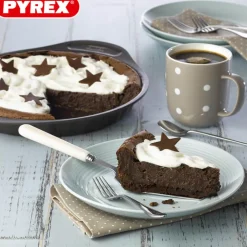Pyrex Asimetria Stampo Crostata Rotonda Antiaderente