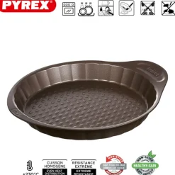 Pyrex Asimetria Stampo Crostata Rotonda Antiaderente