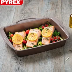 Pyrex Asimetria Teglia Rettangolare Antiaderente