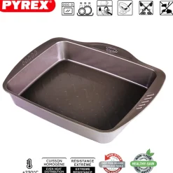 Pyrex Asimetria Teglia Rettangolare Antiaderente