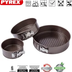 Pyrex Asimetria Tortiera Apribile Rotonda Antiaderente