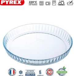 Pyrex Bake & Enjoy Tortiera Rotonda In Vetro Borosilicato