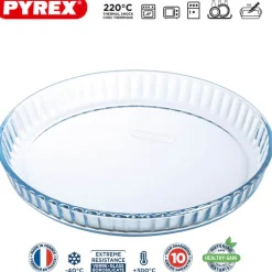 Pyrex Bake & Enjoy Tortiera Rotonda In Vetro Borosilicato
