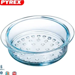 Pyrex Classic Cestello Vapore Rotondo In Vetro Borosilicato