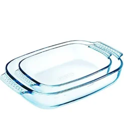 Pyrex Classic Pirofila Rettangolare In Vetro Borosilicato - Set 2 Pz