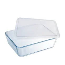 Pyrex Cook & Freeze Contenitore Per Alimenti Rettangolare In Vetro Borosilicato - Set 2 Pz