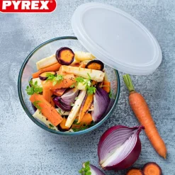 Pyrex Cook & Freeze Contenitore Per Alimenti Rotondo In Vetro Borosilicato
