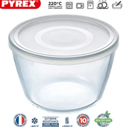 Pyrex Cook & Freeze Contenitore Per Alimenti Rotondo In Vetro Borosilicato
