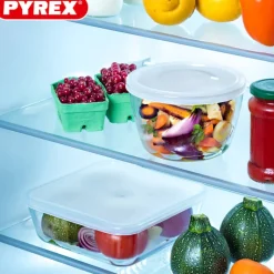 Pyrex Cook & Freeze Contenitore Per Alimenti Rotondo In Vetro Borosilicato