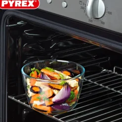 Pyrex Cook & Freeze Contenitore Per Alimenti Rotondo In Vetro Borosilicato
