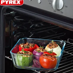Pyrex Cook & Freeze Contenitore Per Alimenti Quadrato In Vetro Borosilicato