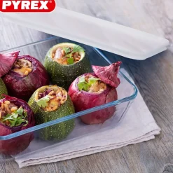 Pyrex Cook & Freeze Contenitore Per Alimenti Rettangolare In Vetro Borosilicato