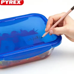 Pyrex Cook & Go Contenitore Per Alimenti Ermetico Rotondo In Vetro Borosilicato