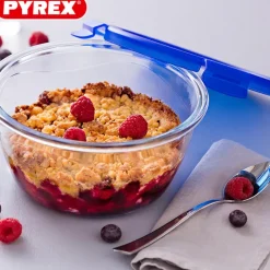 Pyrex Cook & Go Contenitore Per Alimenti Ermetico Rotondo In Vetro Borosilicato