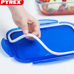 Pyrex Cook & Go Contenitore Per Alimenti Ermetico Rettangolare In Vetro Borosilicato