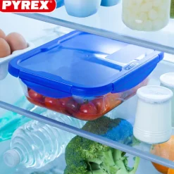 Pyrex Cook & Go Contenitore Per Alimenti Ermetico Rettangolare In Vetro Borosilicato