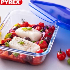 Pyrex Cook & Go Contenitore Per Alimenti Ermetico Rettangolare In Vetro Borosilicato