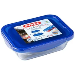 Pyrex Cook & Go Set Contenitori Per Alimenti In Vetro Borosilicato - Set 2 Pz
