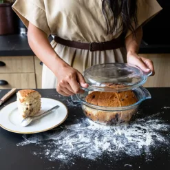 Pyrex Essentials Casseruola Cuoci Pane Con Coperchio In Vetro Borosilicato