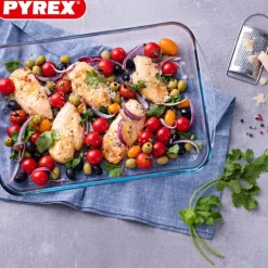 Pyrex Essentials Teglia Per Lasagna Rettangolare In Vetro Borosilicato