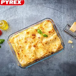 Pyrex Essentials Teglia Per Lasagna Rettangolare In Vetro Borosilicato