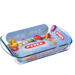 Pyrex Essentials Teglia Per Lasagna Rettangolare In Vetro Borosilicato