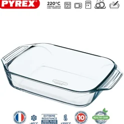 Pyrex Irresistible Teglia Rettangolare In Vetro Borosilicato