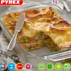 Pyrex Optimum Pirofila Rettangolare In Vetro Borosilicato