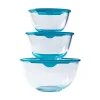 Pyrex Prep & Store Set Coppe Multiuso Con Coperchio In Vetro Borosilicato