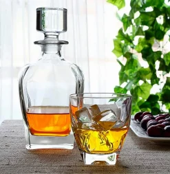 RCR Diamante Set Whisky in Vetro - Set 7 Pezzi