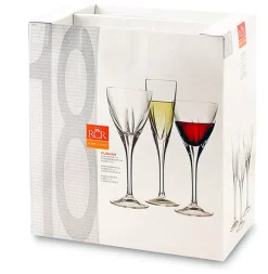 RCR Fusion Set Calici in Vetro - Set 18 Pezzi
