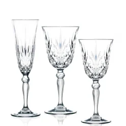 RCR Melodia Set Calici in Vetro - Set 18 Pezzi