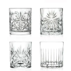 RCR Mixology Bicchieri Cocktail in Vetro - Set 4 Pezzi