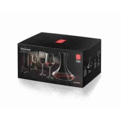 RCR Universum Decanter in Vetro - Set 7 Pezzi