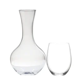 Riedel O Gift Set Bicchieri Vino e Decanter Cabernet Merlot in Vetro - Set 5 Pezzi