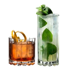 Riedel Rock & Highball Bicchiere Bibita in Vetro - Set 8 Pezzi