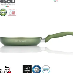Risoli Dr.Green Stone Extra Induction Padella Bassa Antiaderente In Alluminio
