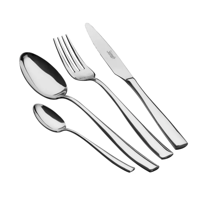 Salvinelli Flow Servizio Posate In Acciaio Inox - Set 24 Pz