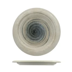 Saturnia Giotto Around Piatto Piano In Porcellana Set 6 Pz