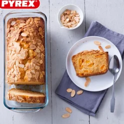 31s12 cm - Pyrex Bake & Enjoy Stampo Plum Cake Rettangolare In Vetro Borosilicato