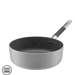 SharkSkin Casseruola Bassa In Alluminio Antiaderente Induzione Con Manico In Acciaio Inox Cool