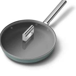 Smeg Cookware Padella Bassa Antiaderente Ceramico In Alluminio