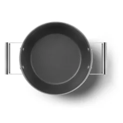 Smeg Cookware 50's Style Casseruola Alta Antiaderente Con Coperchio In Alluminio