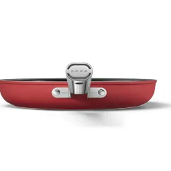 Smeg Cookware 50's Style Padella Bassa Antiaderente In Alluminio Con Manico In Acciaio Inox