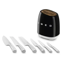 Smeg 50's Style Ceppo Con Coltelli - Set 6 Pz