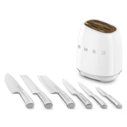 Smeg 50's Style Ceppo Con Coltelli - Set 6 Pz
